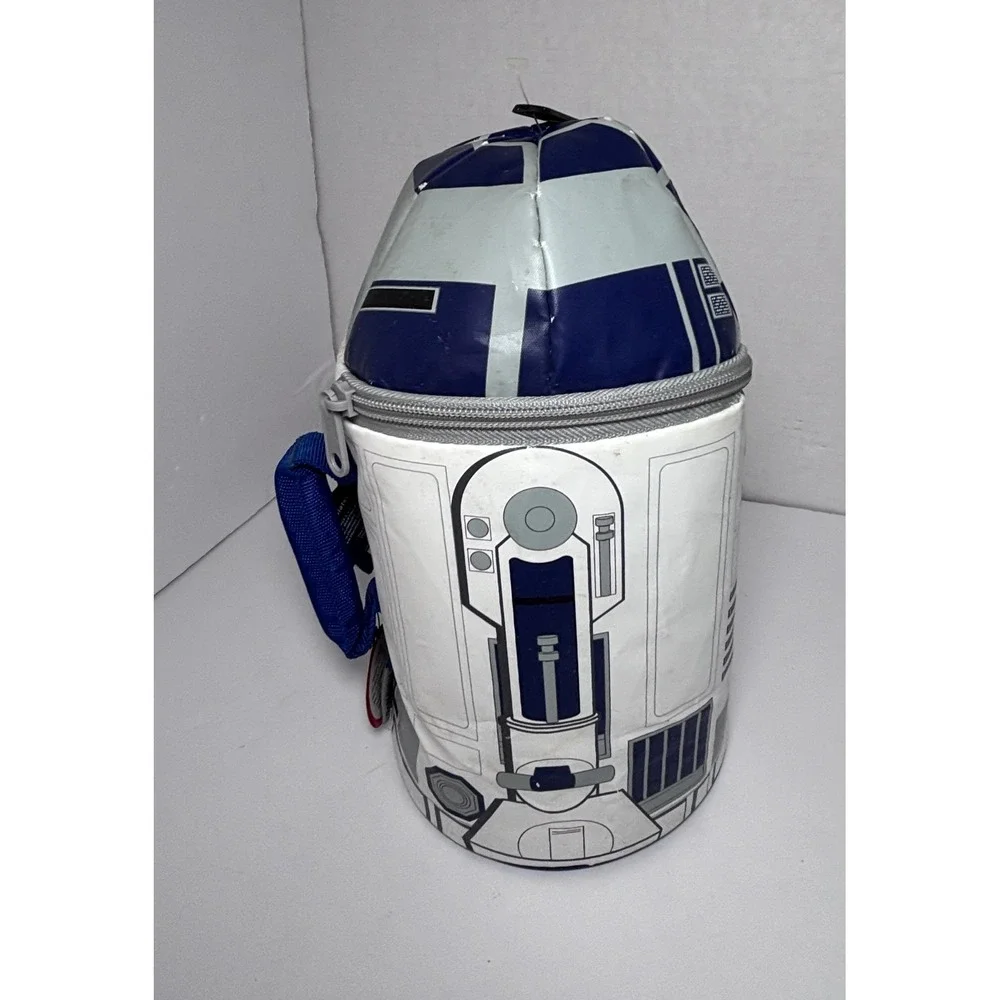 Star Wars R2-D2 Thermos Insulated Lunch Bag NWT Y2K Retro 3D Droid 2014